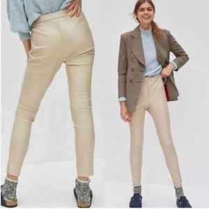 Anthropologie Aved Les Files Arden Vegan Leather Pants NWT